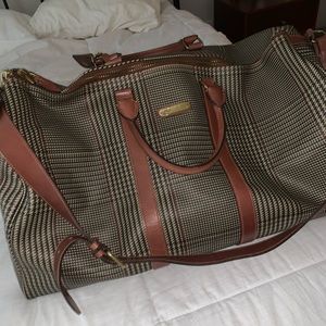 Rare vintage Polo houndstooth duffle bag